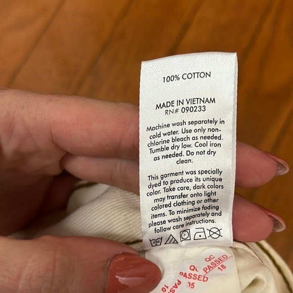 NWT Pacsun Paint Splatter Cream Shorts Size 29 Y2K - Picture 12 of 13